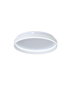 Πλαφονιέρα Οροφής Ø50cm Led 65w 3CCT Λευκό Μέταλλο & Ακρυλικό Inlight 42032-White 