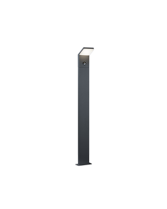 Pearl Φωτιστικό Κολωνάκι LED Εξωτερικού Χώρου 9W με Θερμό Λευκό Φως IP54 Μαύρο Trio Lighting 421169142