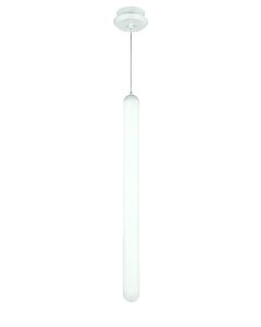 Φωτιστικό Κρεμαστό  Ø12 εκ.Led 20w 1700lm 3000K 120° Γυαλί Λευκό Viokef Calypso 4212700