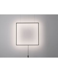 Απλίκα Led με Κρέμαση από την οροφή 28w 2000lm 3000K Warm White 110°  61*61 εκ. Viokek Shadow 4222200