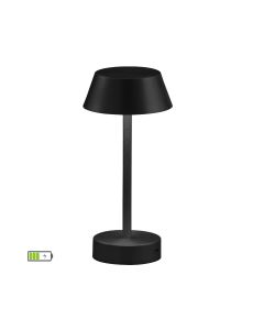 Πορτατίφ Led 4-12-18watt 3000K  D130xH300 mm Επαναφορτιζόμενο Mini USB Μαύρο IP20 Viokef Princess 4243701