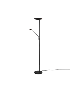 Brantford Μοντέρνο LED Φωτιστικό Δαπέδου Υ180xΜ30εκ. σε Μαύρο Χρώμα Trio Lighting 425610232