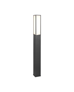 Fuerte Φωτιστικό Κολωνάκι LED Εξωτερικού Χώρου 15W με Θερμό Λευκό Φως IP54 Μαύρο Trio Lighting 426260142