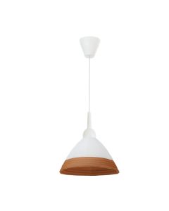 InLight Κρεμαστό φωτιστικό από καφέ γυαλί 1XE14 D:18cm 4409-Γ-Καφέ