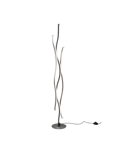 Φωτιστικό Δαπέδου Brushed Aluminium 20xH138cm Led 28w 2300+3000+4000K 3250lm Trio Lighting Blaze 441210305