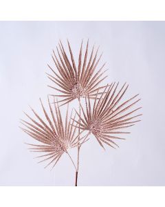 ΚΛΑΔΙ ΦΟΙΝΙΚΑ, ΤΡΙΠΛΟ, ΜΕ ΠΕΤΡΕΣ, ΡΟΖ, 90cm Eurolamp 600-45368