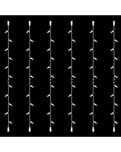 ΣΕΙΡΑ, DIY, 20 LED, ΛΕΥΚΟ ΚΑΛΩΔΙΟ ΚΑΟΥΤΣΟΥΚ, ΜΕ ΕΠΕΚΤΑΣΗ, 2 ΚΟΝΕΚΤΟΡΕΣ, ΛΕΥΚΟ LED, ΣΕΤ 6ΤΜΧ, ΑΝΑ 10cm, ΙΡ65 600-11955