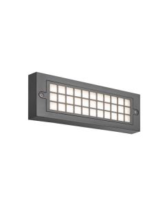 ΦΩΤΙΣΤΙΚΟ ΤΟΙΧΟΥ  LED 6W 255x30x90 3CCT IP65 ΓΡΑΦΙΤΗΣ "SENARIO" Eurolamp 145-52119