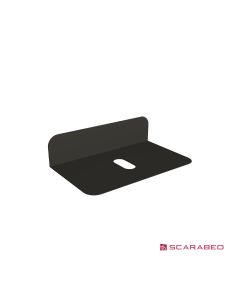 Έπιπλο μπάνιου Plana 80εκ. Black Matt χωρίς νιπτήρα, Scarabeo  2552-NROP