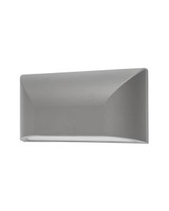 ΑΠΛΙΚΑ ΤΟΙΧΟΥ LED SLIM 6W IP65 220-240V 4000K 220X51X113mm ΓΚΡΙ PRO ARTE ILLUMINA Eurolamp 145-52076