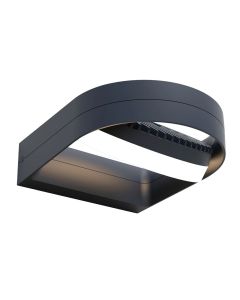 Φωτιστικό Απλίκα Κινούμενη 320° IP54 Led 13,5w 1000lm 3000Κ 113° 200x160xY50mm Dark Grey Χυτό Αλουμίνιο Lutec Fele 5196301118