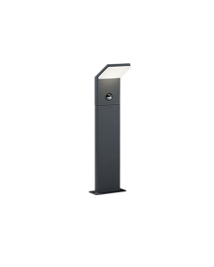 Pearl Φωτιστικό Κολωνάκι LED Εξωτερικού Χώρου 9W με Θερμό Λευκό Φως IP54 Μαύρο Trio Lighting 521169142