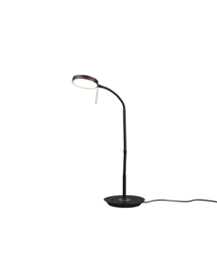 Monza Φωτιστικό Γραφείου LED με Εύκαμπτο Βραχίονα σε Μαύρο Χρώμα Trio Lighting 523310132