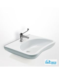Νιπτήρας Πορσελάνης 130 series 64x55,5 αμεα Ponte Giulio White  B40-CMS-07