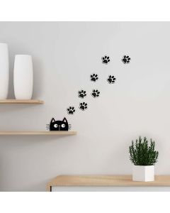 Cat & Paws αφρώδη αυτοκόλλητα τοίχου S (59516) Ango 59516