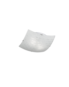 Πλαφονιέρα Οροφής Δίφωτη 2xE27 Λευκή 40xH9cm Trio Lighting Signa 602500201