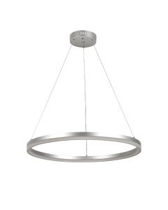 Κρεμαστό Φωτιστικό Ø60cm LED 45W 3CCT by switch on base InLight 6095-C-Silver