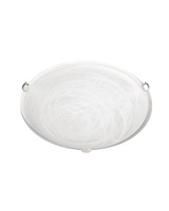 Πλαφονιέρα D:400 Γυαλί Λευκό Αλάβαστρο Electra Viokef 3913200