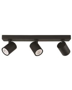 ΣΠΟΤ ΟΡΟΦΗΣ ΤΡΙΠΛΟ GU10 S1980 ΜΑΥΡΟ  ARTE ILLUMINA BRAVA Eurolamp 144-60005
