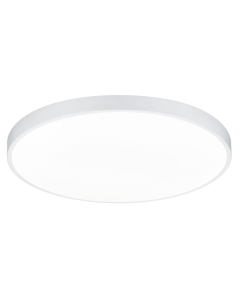Μεταλλική Πλαφονιέρα Οροφής Λευκή 75xH6cm LED 51w 2x 6200lm, 2300+3000+4000K Trio Lighting Waco 627417531