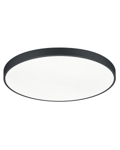 Waco Μοντέρνα Μεταλλική Πλαφονιέρα Οροφής με Ενσωματωμένο LED σε Μαύρο χρώμα 75cm Trio Lighting 627417532
