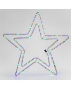 ΑΣΤΕΡΙ, ΔΙΠΛΟ, ΧΡΩΜΑΤΙΣΤΟ, LED, ΜΕ 3m ΦΩΤ/ΝΑ ΚΑΙ ΠΡΟΓΡΑΜΜΑ, 55x56cm, IP44 600-20106