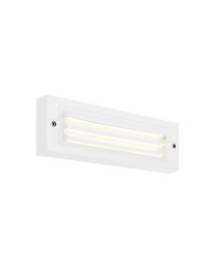 ΦΩΤΙΣΤΙΚΟ ΤΟΙΧΟΥ ΜΕ ΓΡΙΛΙΕΣ LED 6W 255X42X90 3CCT IP65 ΛΕΥΚΟ "SENARIO" ARTE ILLUMINA Eurolamp 145-52108