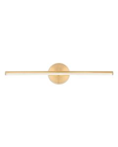 Φωτιστικό Απλίκα Μπάνιου 60cm Led 10watt 557lm 3000K IP44 Χρυσό Ματ Beam Angle 120° Viokef Camelia 4285801