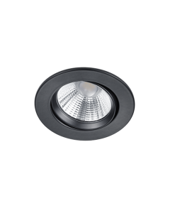 Σποτ Χωνευτό Στρογγυλό Μαύρο Ματ 8xH5cm Led 5,5w 3000K 345lm Trio Lighting Pamir 650510132