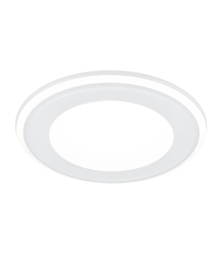 Φωτιστικό Σποτ Λευκό Ματ Χωνευτό 14xH3cm LED 10w 3000K 1040lm Trio Lighting Aura 652410131