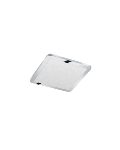 Πλαφονιέρα Χρωμέ Τετράγωνη 30xH3cm LED 16W 3000K 1900lm Trio Lighting Cesar 656511806