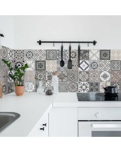 Azulejos Vintage πλάτη προστασίας τοίχων κουζίνας και μπάνιου (67321) Ango 67321