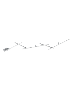 Indira Μοντέρνα Μεταλλική Πλαφονιέρα Οροφής με Ενσωματωμένο LED σε Λευκό χρώμα 50cm Trio Lighting 674610507