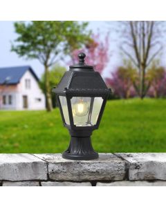 FUMAGALLI ΚΟΛΩΝΑΚΙ ΔΑΠΕΔΟΥ MIKROLOT MARY ΜΑΥΡΟ ΤΕΤΡΑΓΩΝΟ 180X365mm Ε27 Eurolamp 145-26032