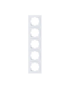 ΠΛΑΙΣΙΟ 5 ΘΕΣΕΩΝ ΛΕΥΚΟ Eurolamp 152-10184