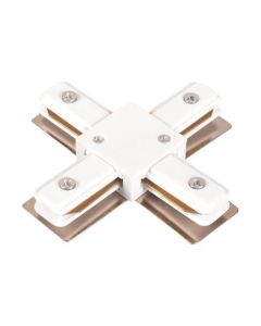 ΣΥΝΔΕΣΜΟΣ ΡΑΓΑΣ UNIVERSAL 2 ΓΡΑΜΜΩΝ ΣΤΑΥΡΟΣ ΛΕΥΚΟΣ Eurolamp 145-59007