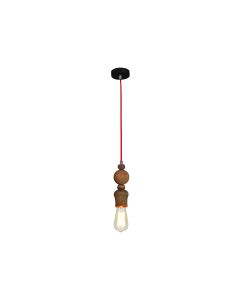 HL-026R-1 MELODY AGED WOOD PENDANT HOMELIGHTING 77-2722