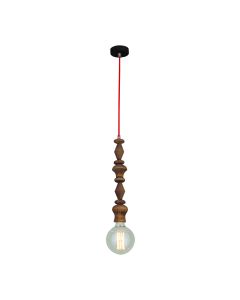 HL-027R-1 MELODY AGED WOOD PENDANT HOMELIGHTING 77-2723