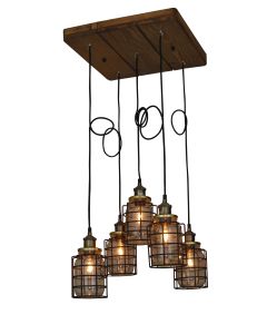 HL-2248JG-5PR OKDA PENDANT HOMELIGHTING 77-2821