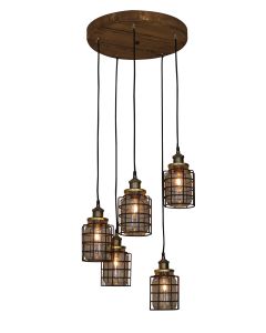 HL-2248JG-5PC OKDA PENDANT HOMELIGHTING 77-3068