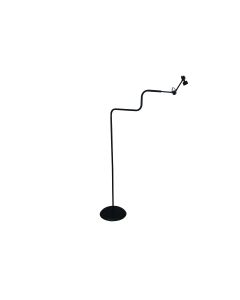 HL-F  11L  B FOCUS BLACK LARGE FLOOR BASE HOMELIGHTING 77-3265