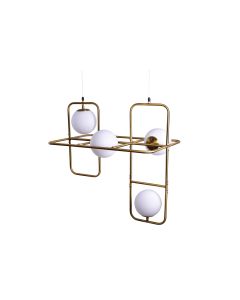 SE 133-4PL ATHEN PENDANT BRUSHED BRASS 1A4 HOMELIGHTING 77-3530