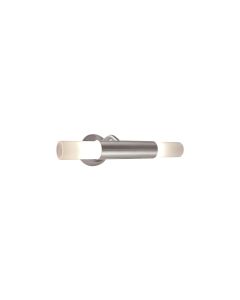 Απλίκα Χρώμιο-Οπάλ Γυαλί 1xG9 WL17066 SANTA WALL LAMP SATIN CHROME Α2 Homelighting 77-3656