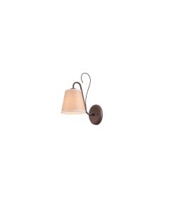 E005-1 SENSO WALL LAMP BROWN & BEIGE SHADE A4 HOMELIGHTING 77-3669