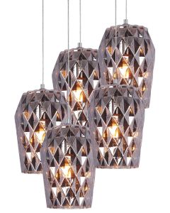 SE4288S-05 LUCA PENDANT SMOKE GLASS+ HOMELIGHTING 77-3724