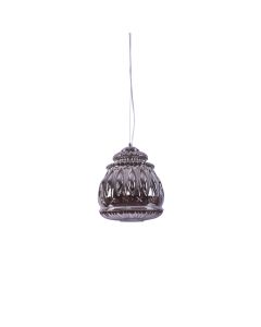 SE4344-01b ROZA PENDANT SMOKE GLASS E4 HOMELIGHTING 77-3746