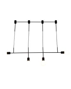 HL-3526-4 MEGAN BLACK PENDANT HOMELIGHTING 77-3819