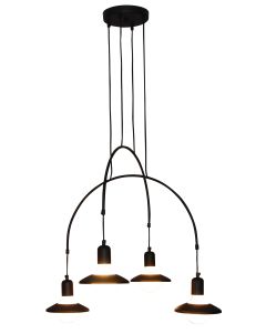 HL-3528-4 EVERDINA BLACK PENDANT HOMELIGHTING 77-3825