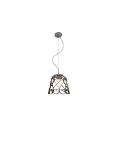 HL-3586-1PS LEWIS RUSTY BROWN PENDANT HOMELIGHTING 77-4011