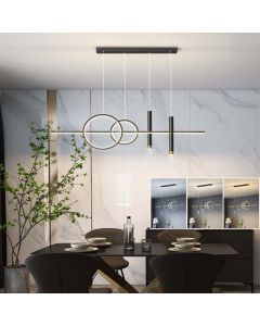 Φωτιστικό Κρεμαστό Μαύρο Led 36w 3CCT 3000-4000-6500Κ SE LED 100 AIDA BLACK PENDANT HOMELIGHTING 77-50491